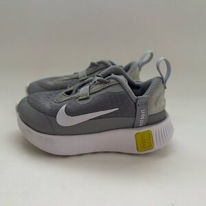 EUC.  Nike Reposto (TD) Smoke Grey/White Toddler Sneakers Size 7c Very Nice!